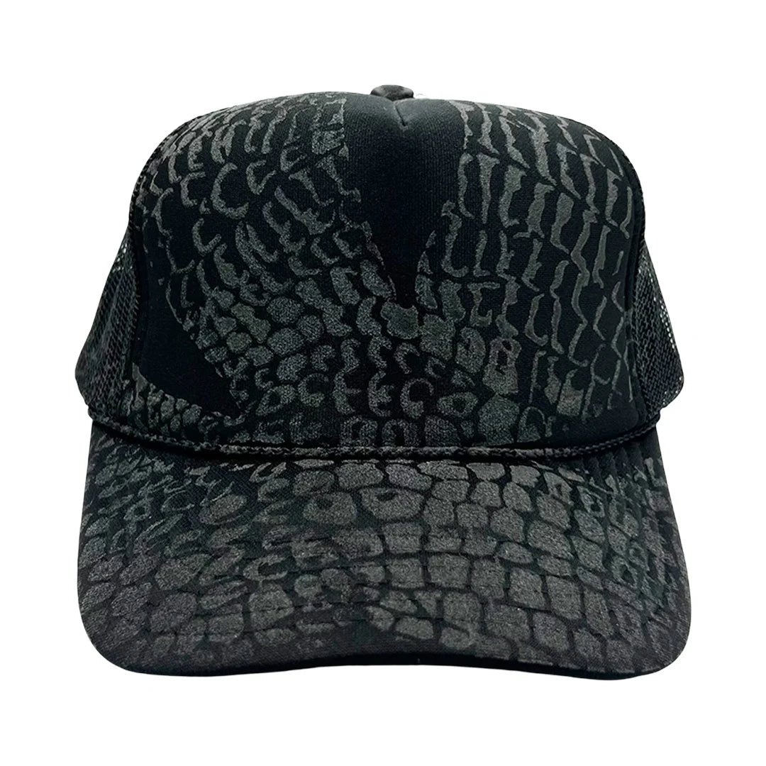 SICK DAN - Croc Print Trucker Cap