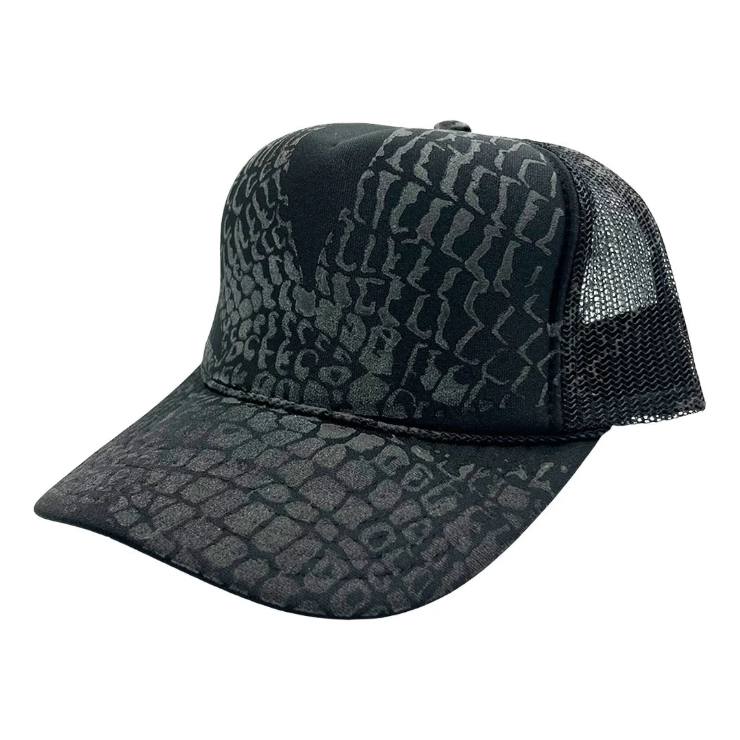 SICK DAN - Croc Print Trucker Cap