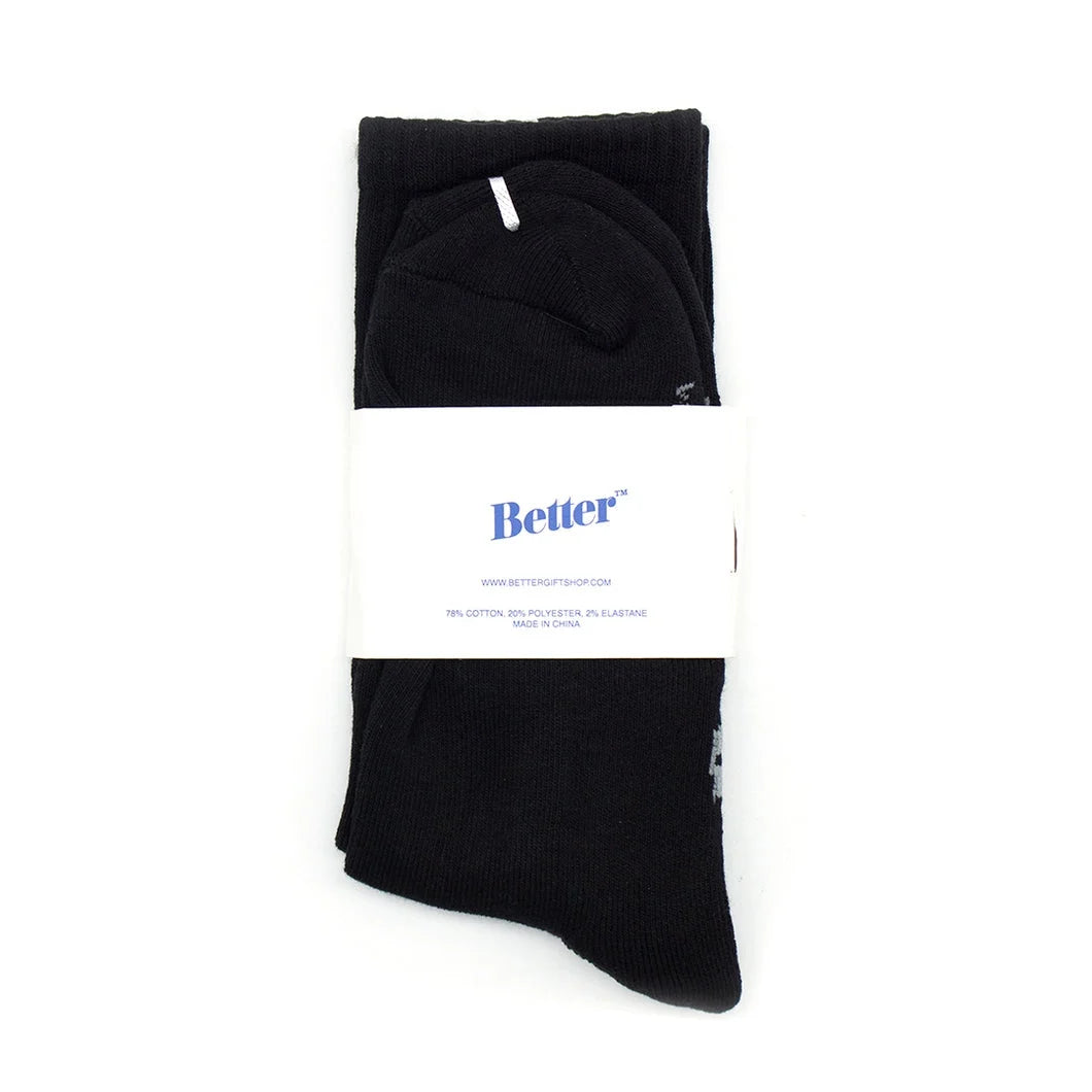 Better™ Gift Shop - Standard Logo Black Sock