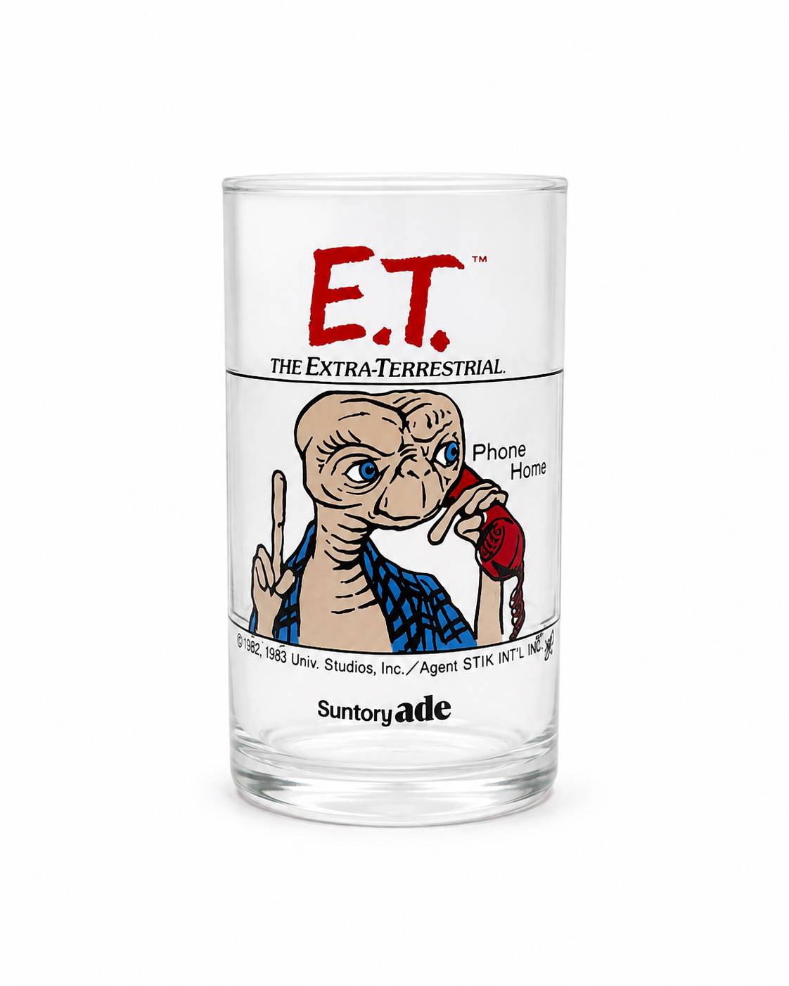 E.T. VINTAGE MOVIE GLASS 3