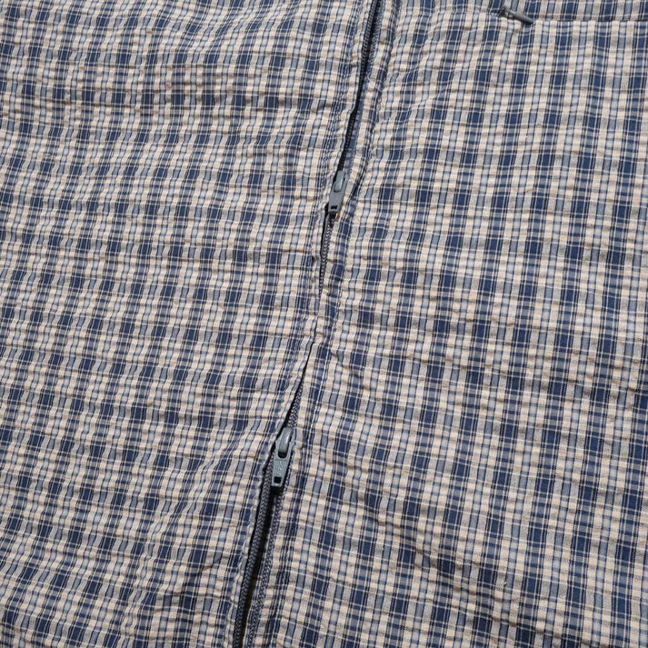 108WAREHOUSE - SEERSUCKER ZIP SHIRT BLUEBERRY - BULEBERRY
