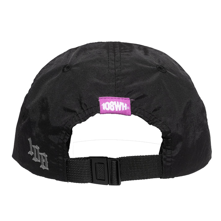108WAREHOUSE - RELAXED 6 PANEL CAP - BLACK