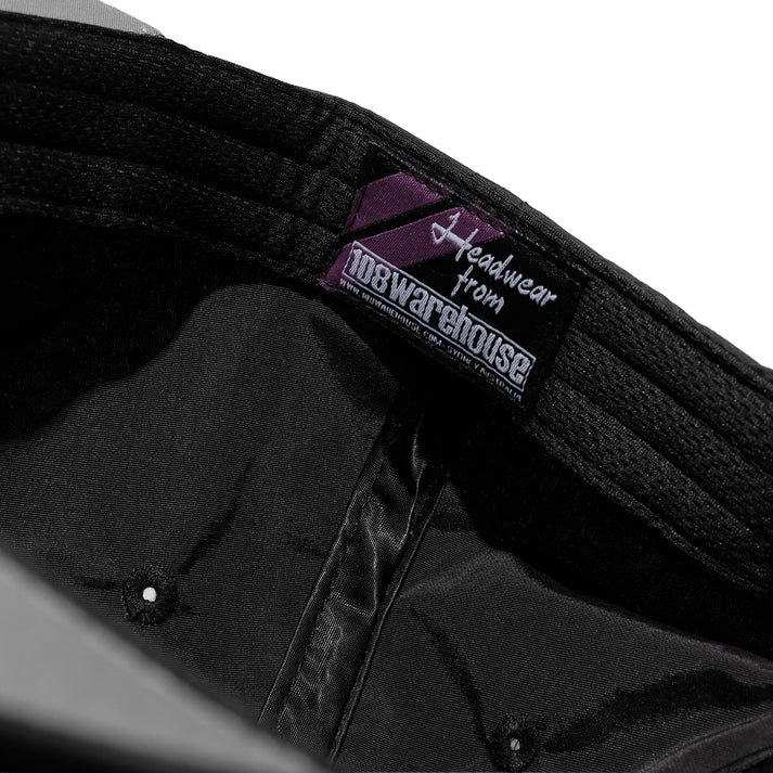 108WAREHOUSE - RELAXED 6 PANEL CAP - BLACK