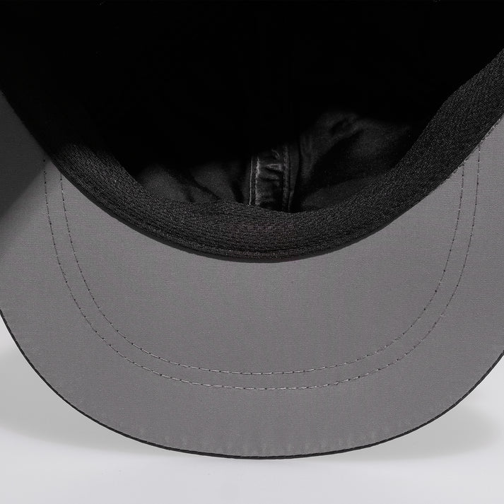 108WAREHOUSE - RELAXED 6 PANEL CAP - BLACK