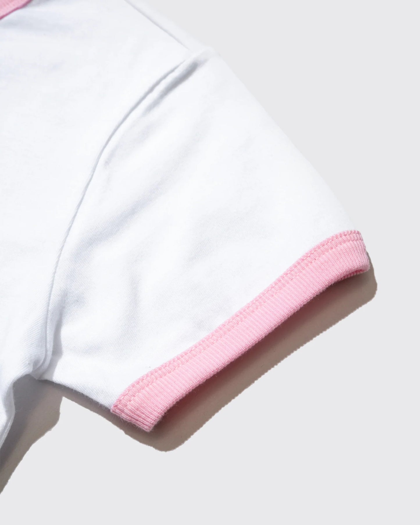 DEMARCOLAB - HAPPY MINI RINGER TEE - WHITE