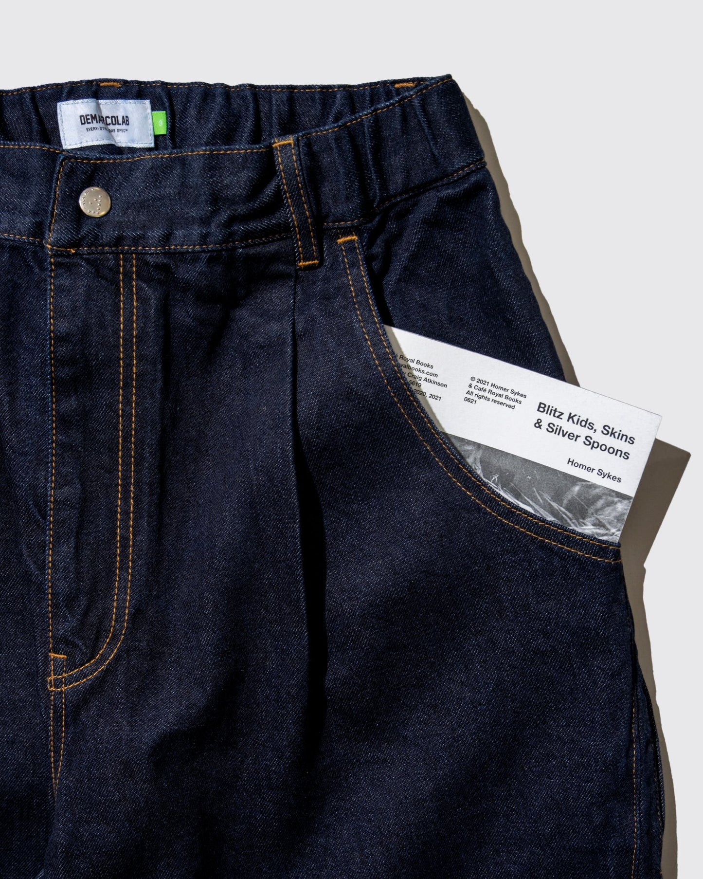 DEMARCOLAB - MOTO DENIM SHORTS