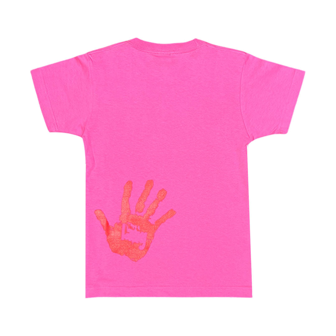 LAUG - YOKOZUNA HAND BABY TEE - PINK