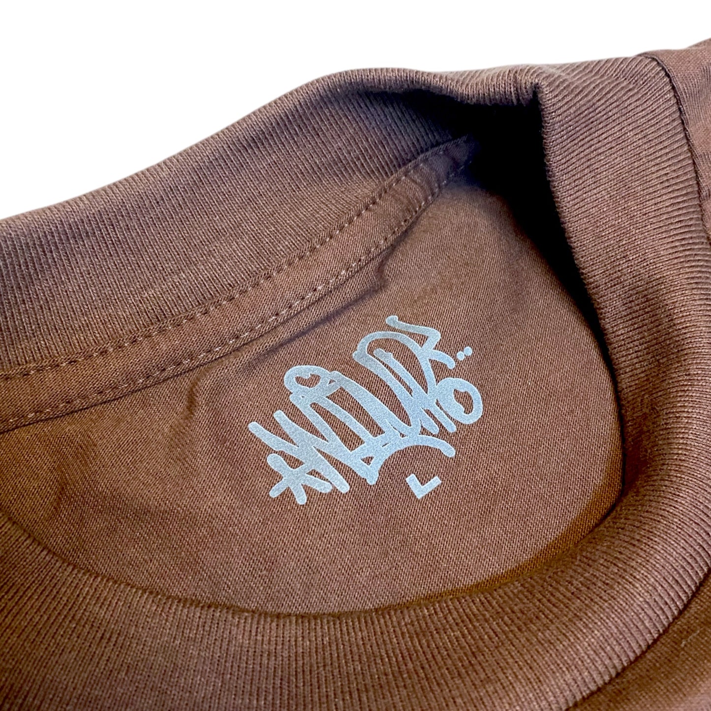 WIMP - CHAOS GRAPHIC TEE - BROWN/BLUE