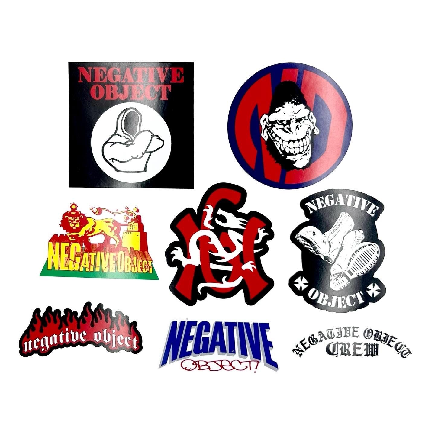 NEGATIVE OBJECT - HARDCORE 101 - STICKERPACK