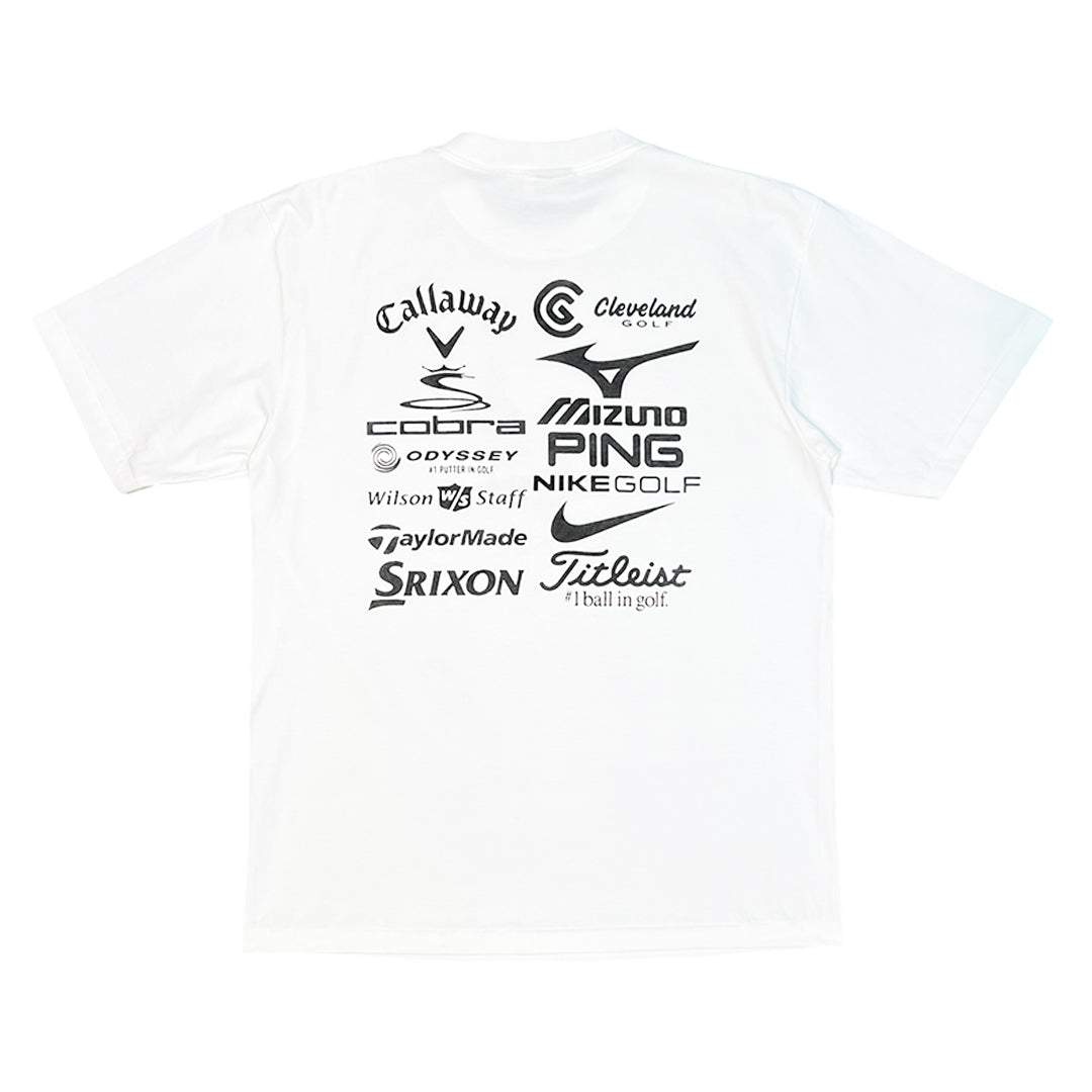 FORE - GOLF BRAND LOGO - WHITE