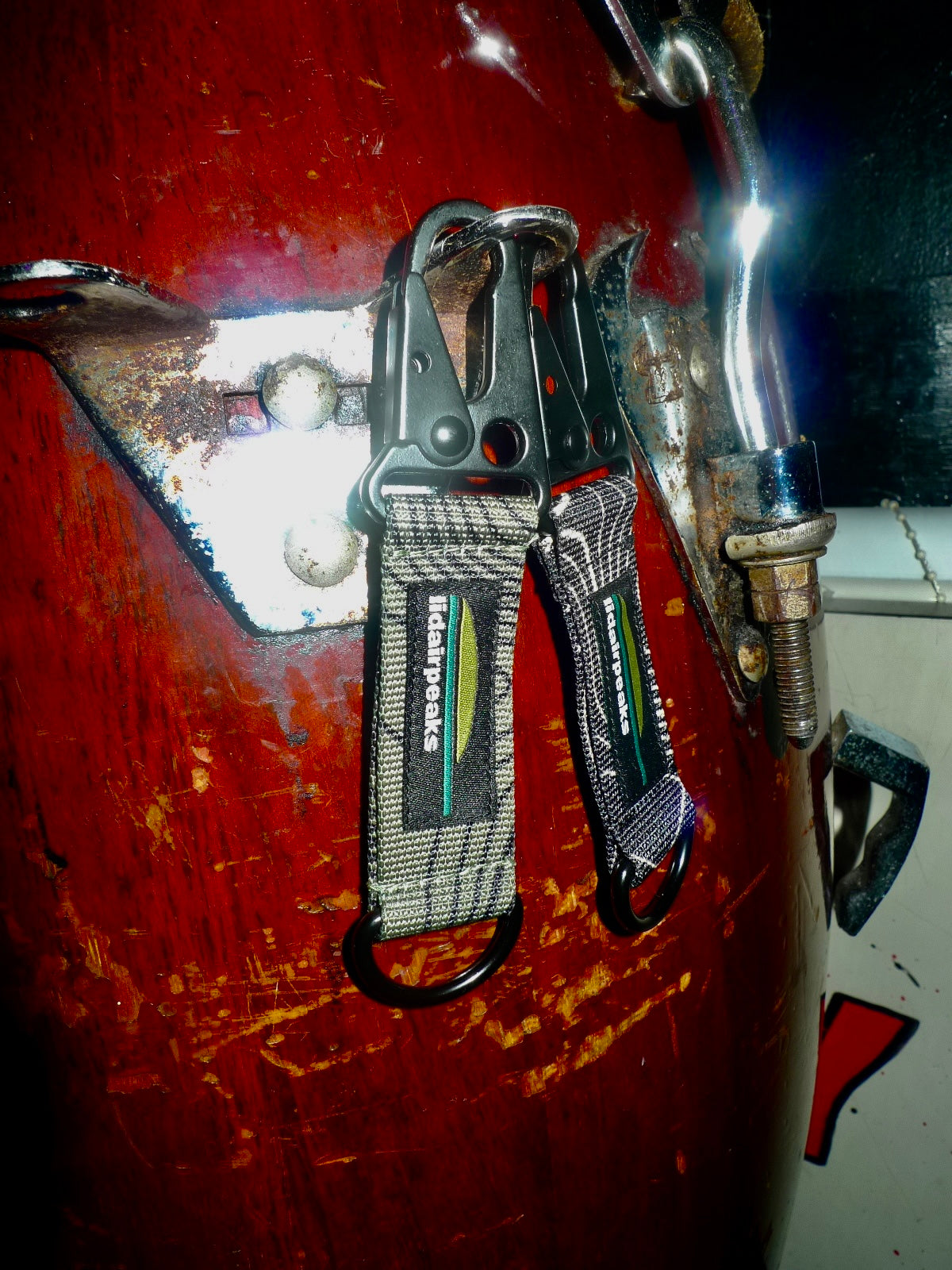 LIDAIRPEAKS - KEYCHAIN - BLACK