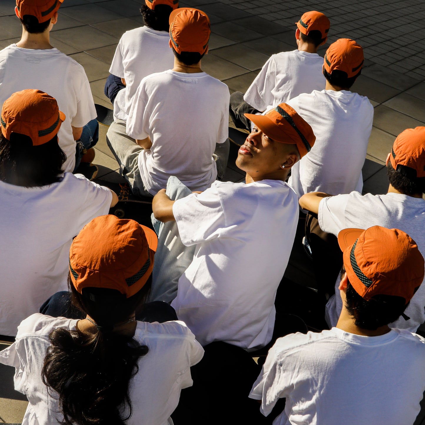LIDAIRPEAKS - Cylinder Mesh Cap - ORANGE