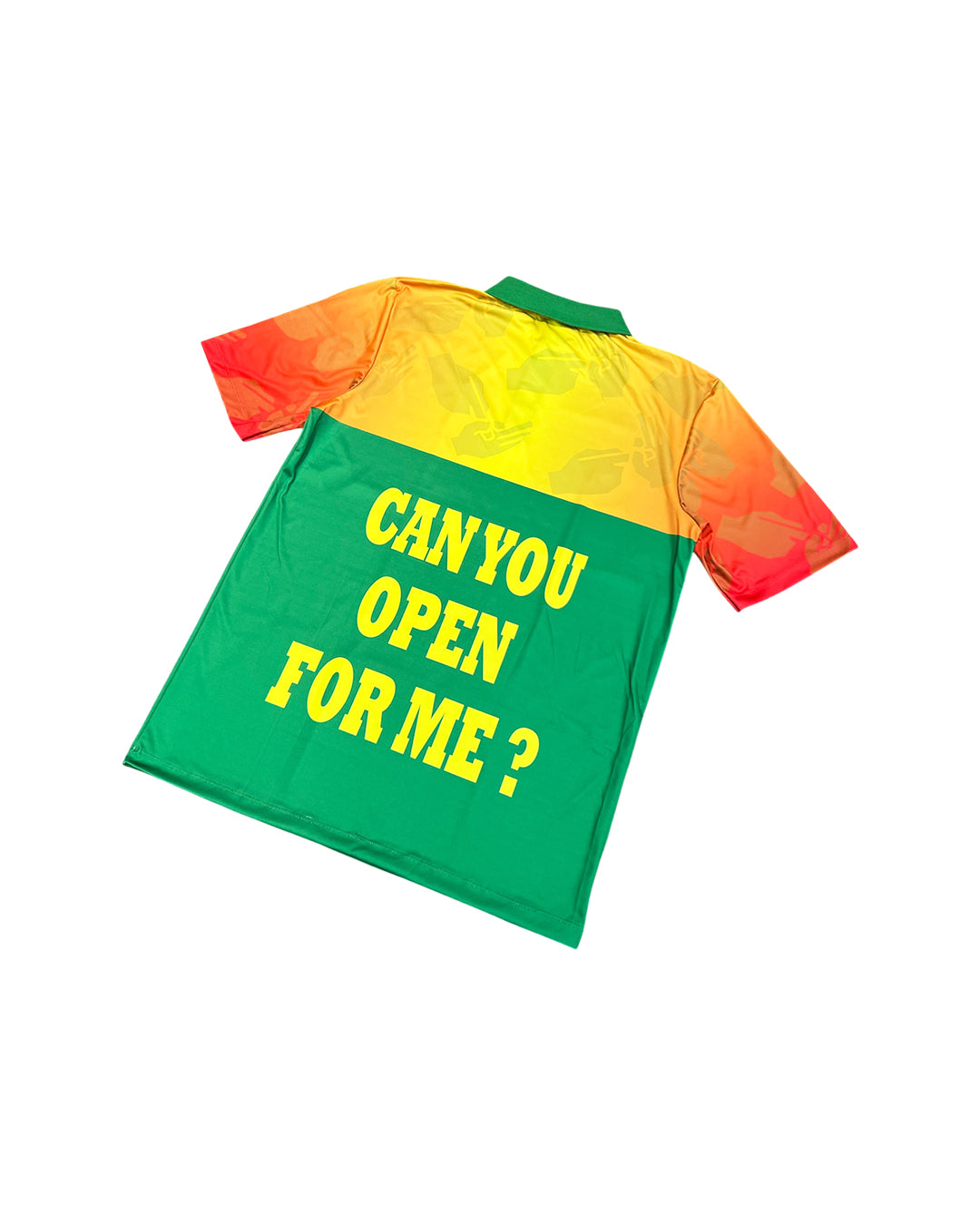 OPEN 1 HOUR - YES OR NO JERSEY - GREEN/YELLOW