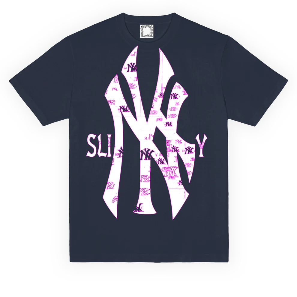 SLINKY - YANKEES BOOTLEG TEE - BLACK