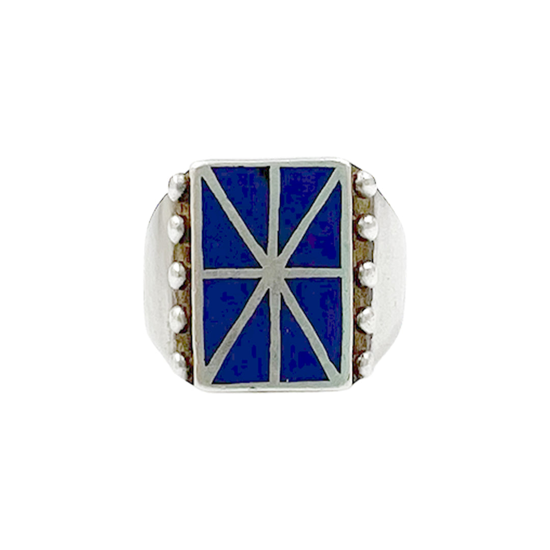 FLAG SILVER RING