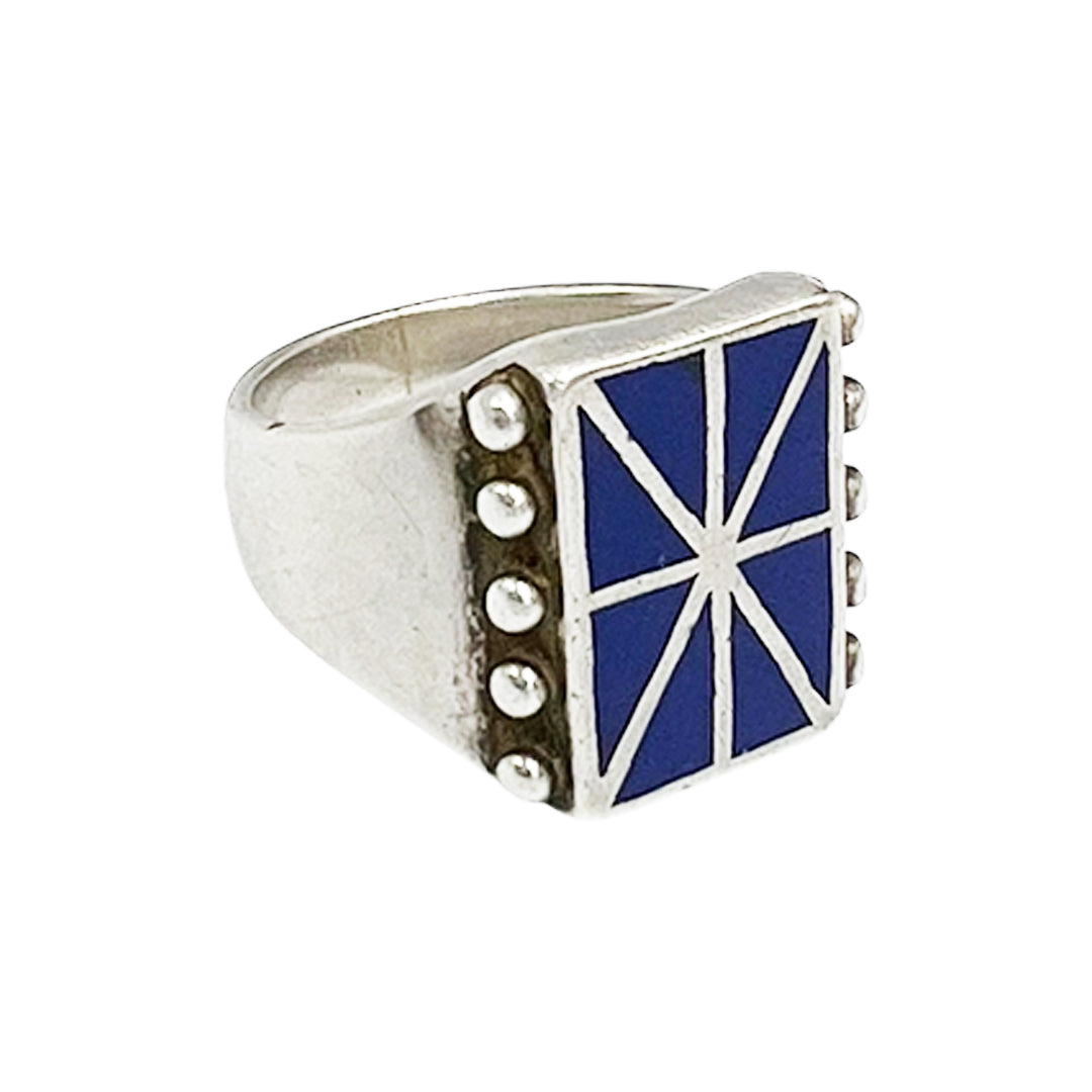 FLAG SILVER RING