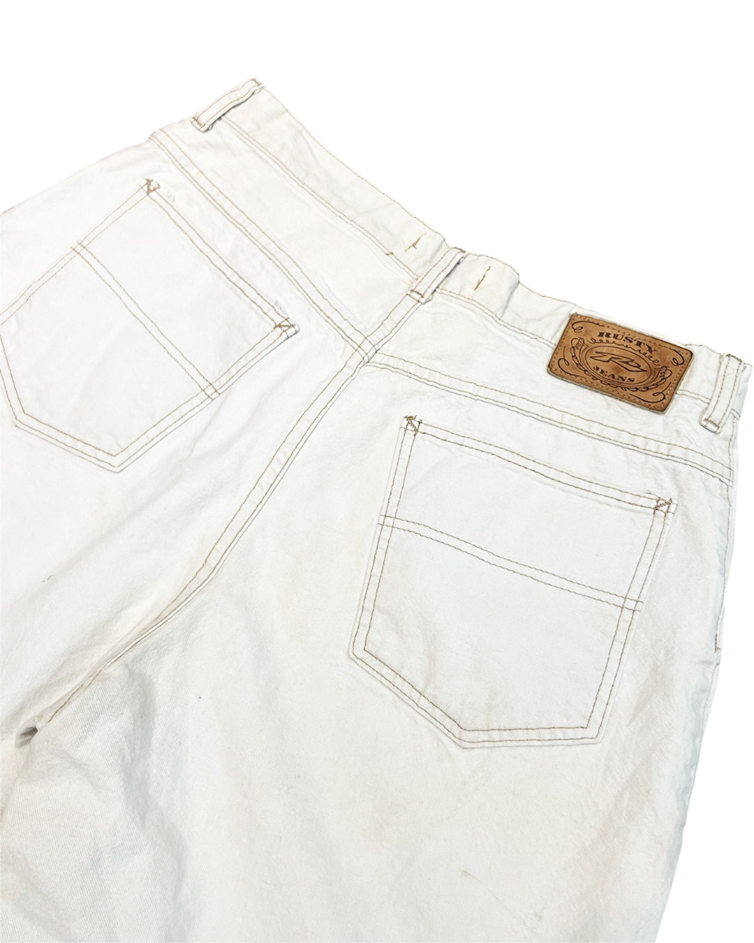 USED AND VINTAGE RUSTY DENIM SHORTS