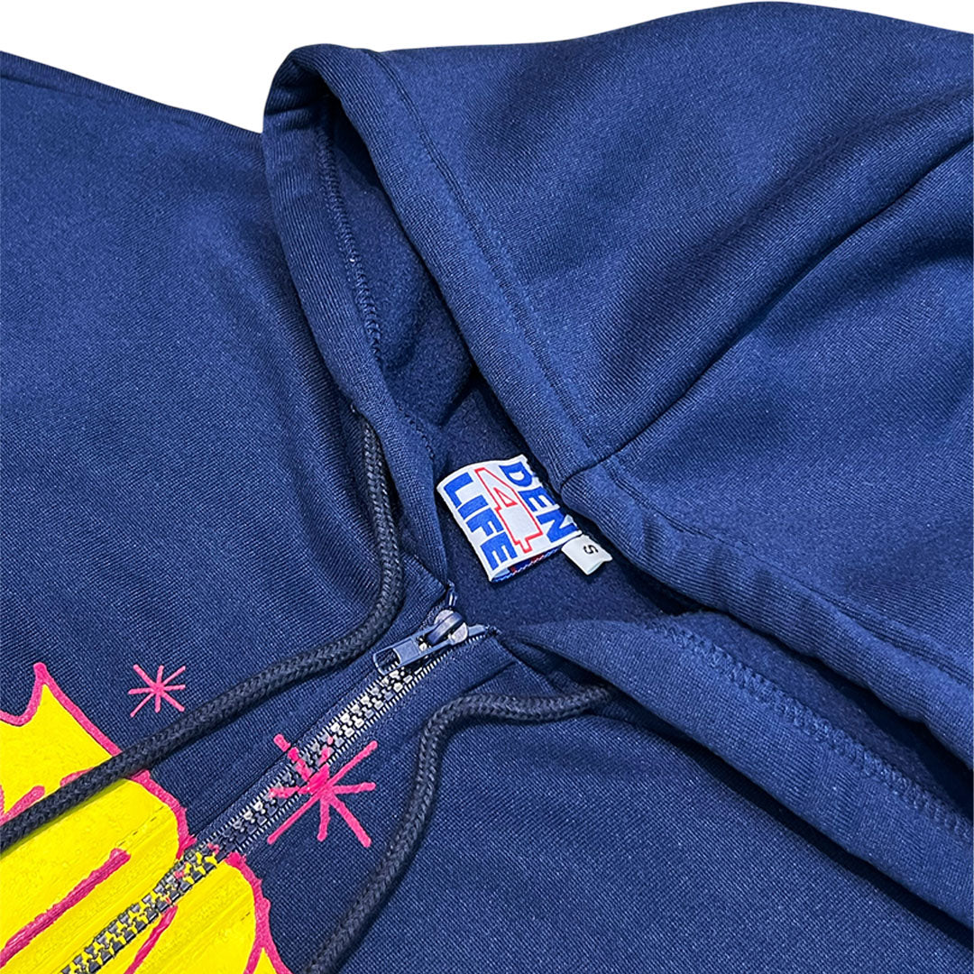 DEN - THROWIE - HOODIE - NAVY
