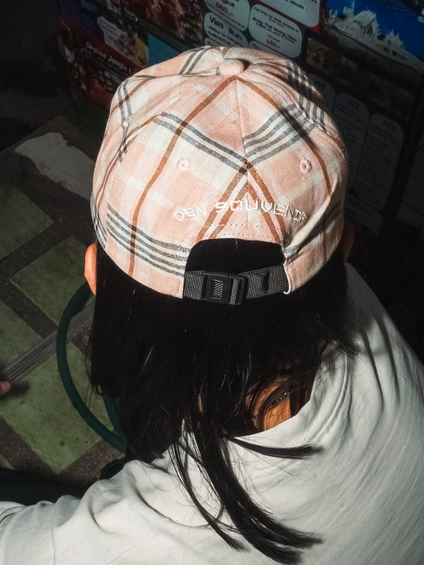 DEN - GOLDEN TRIANGLE - PLAID CAP SALMON