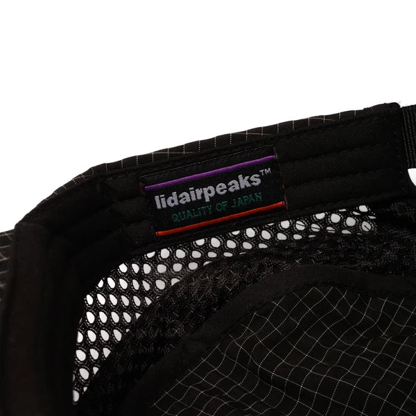 LIDAIRPEAKS - CYLINDER MESH HAT - BLACK