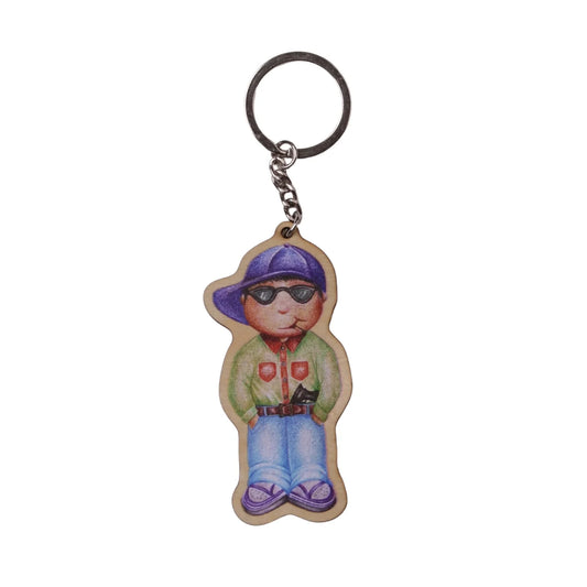 Playtime Is Over - Keychain