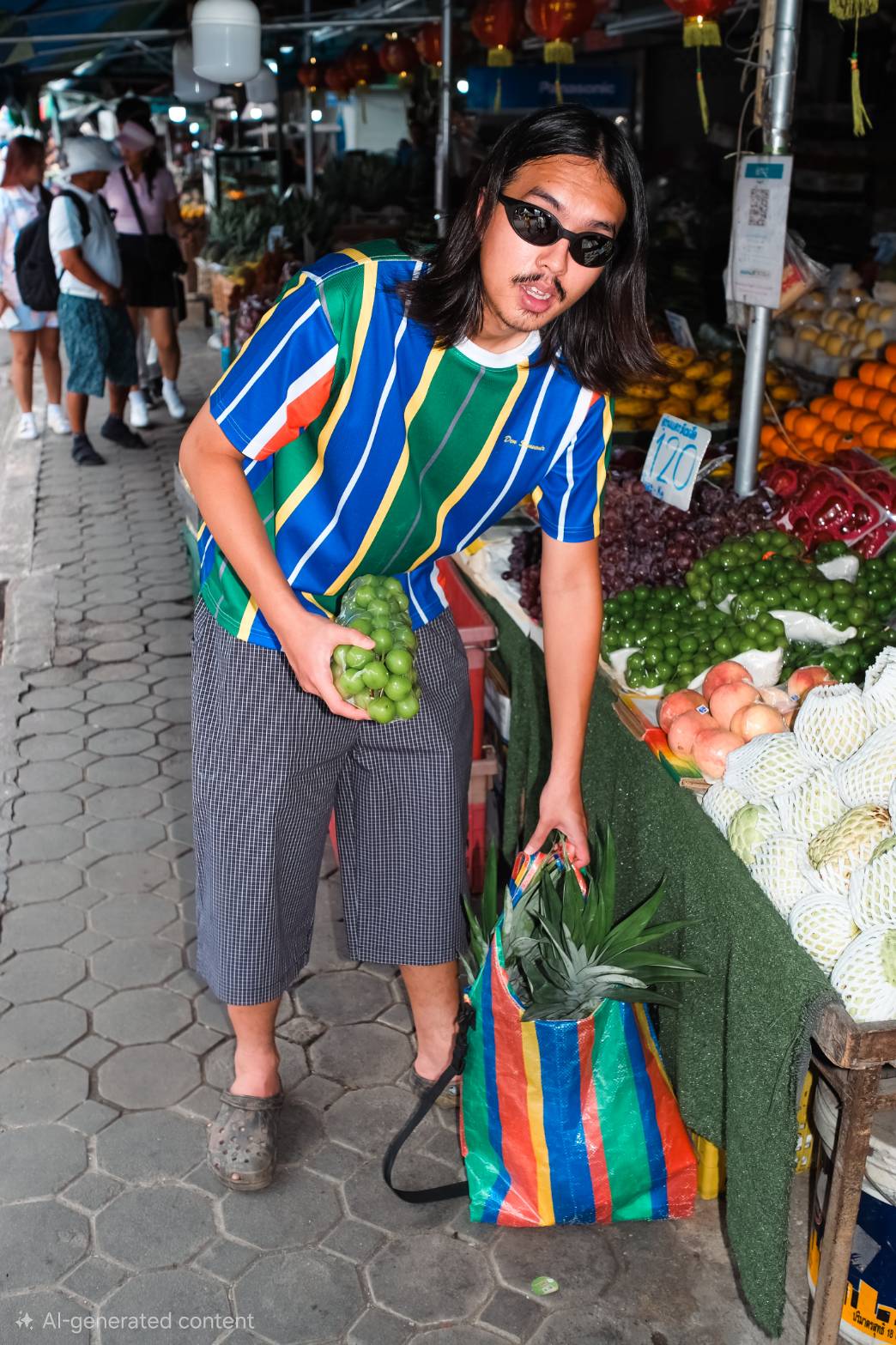 DEN - MARKET STRIPE TEE