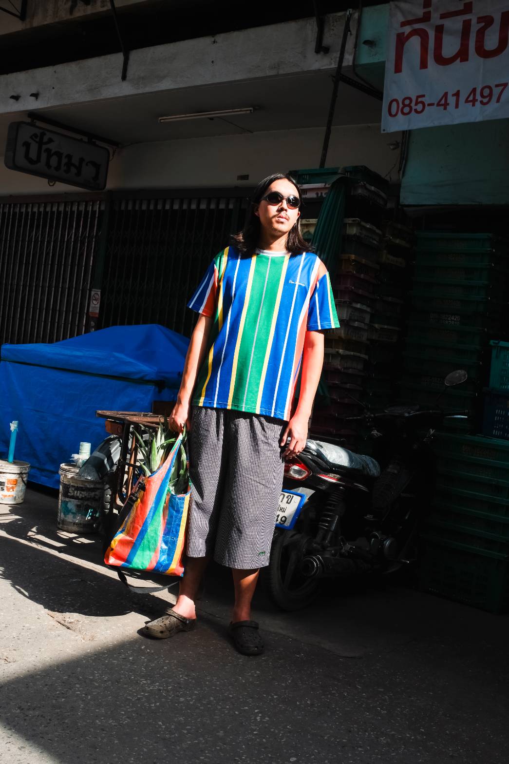 DEN - MARKET STRIPE TEE