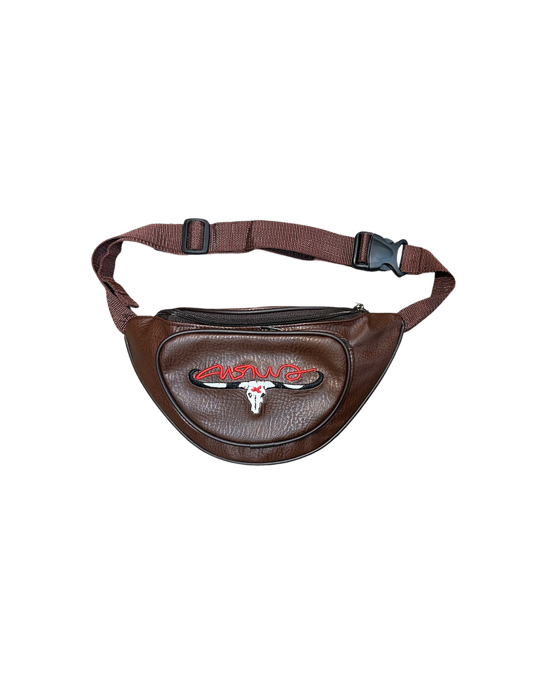CARABAO LEATHER BAG - BROWN