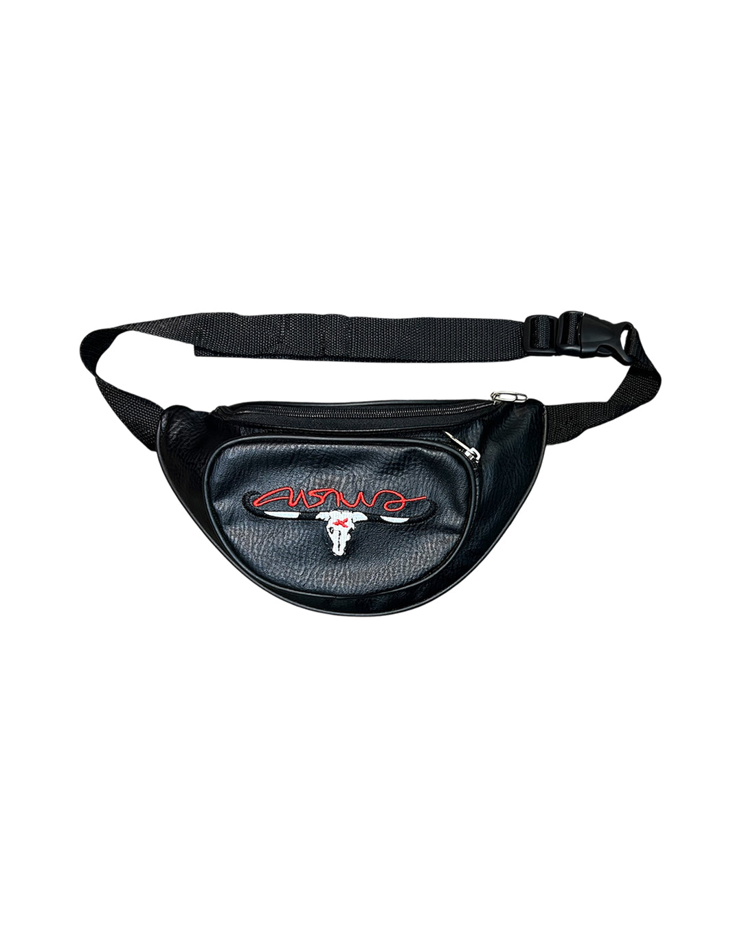CARABAO LEATHER BAG - BLACK