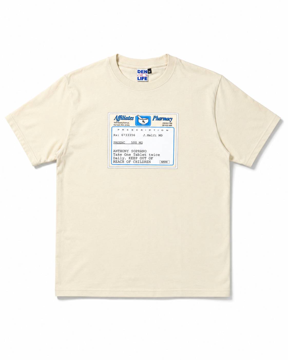 DEN - PROZAC TEE - CREAM