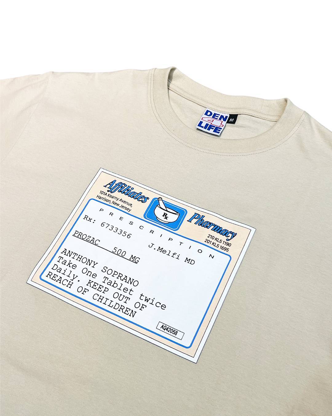 DEN - PROZAC TEE - CREAM