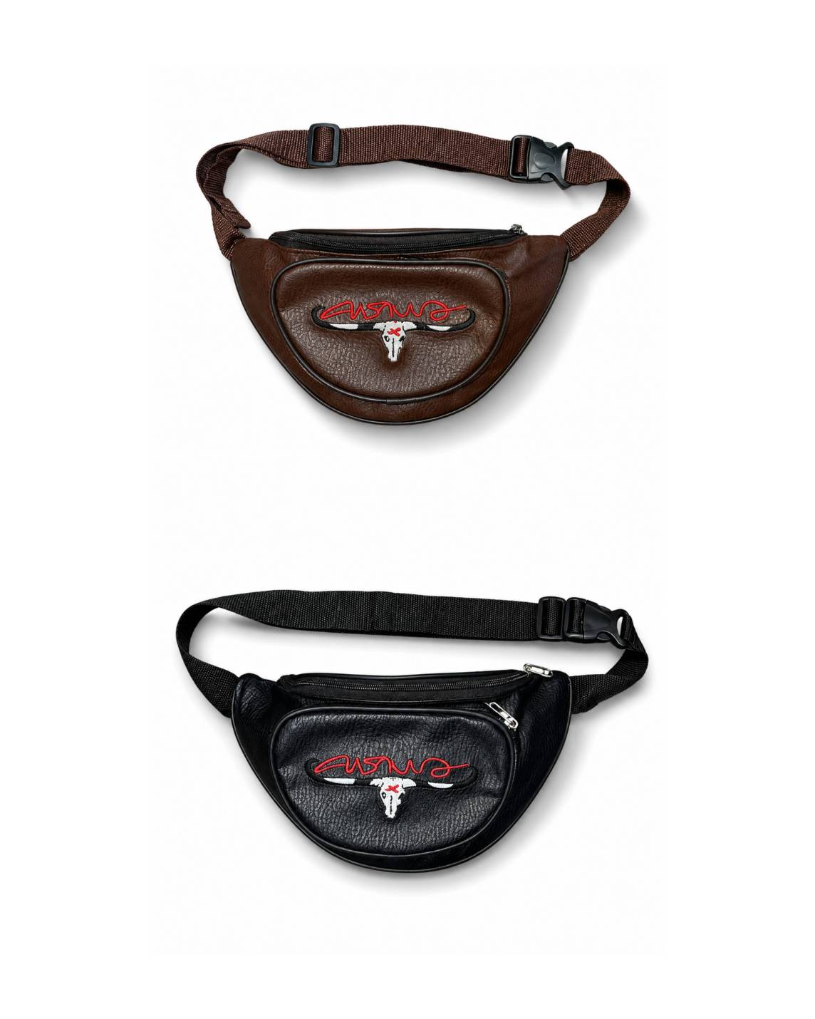 CARABAO LEATHER BAG - BROWN