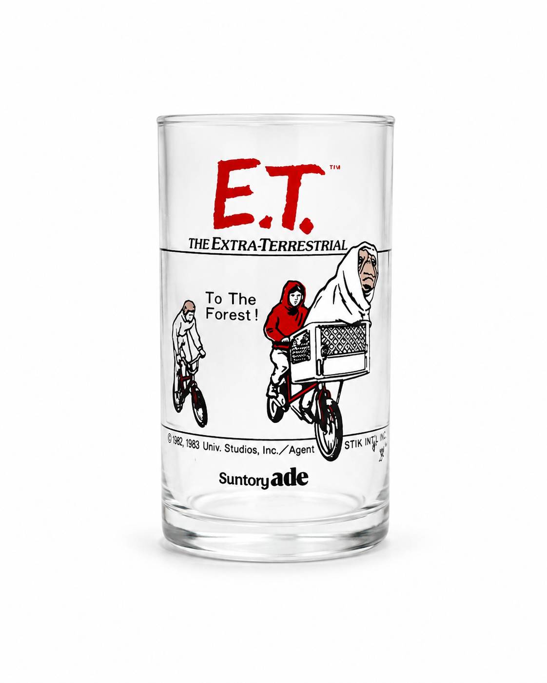 E.T. VINTAGE MOVIE GLASS 2
