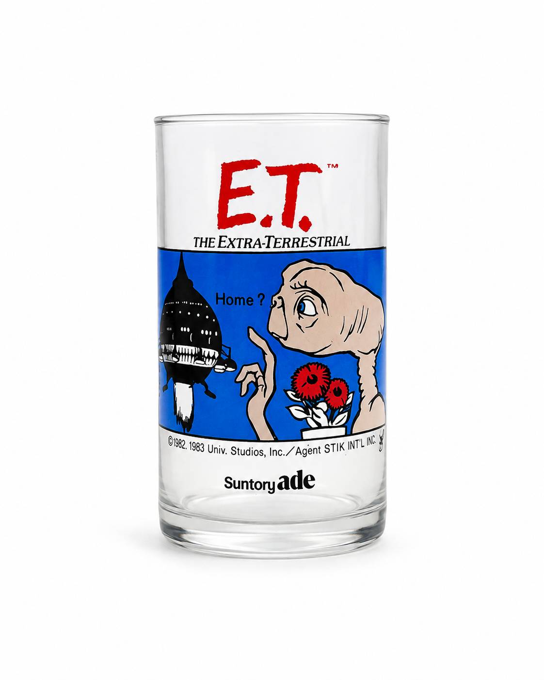 E.T. VINTAGE MOVIE GLASS 4
