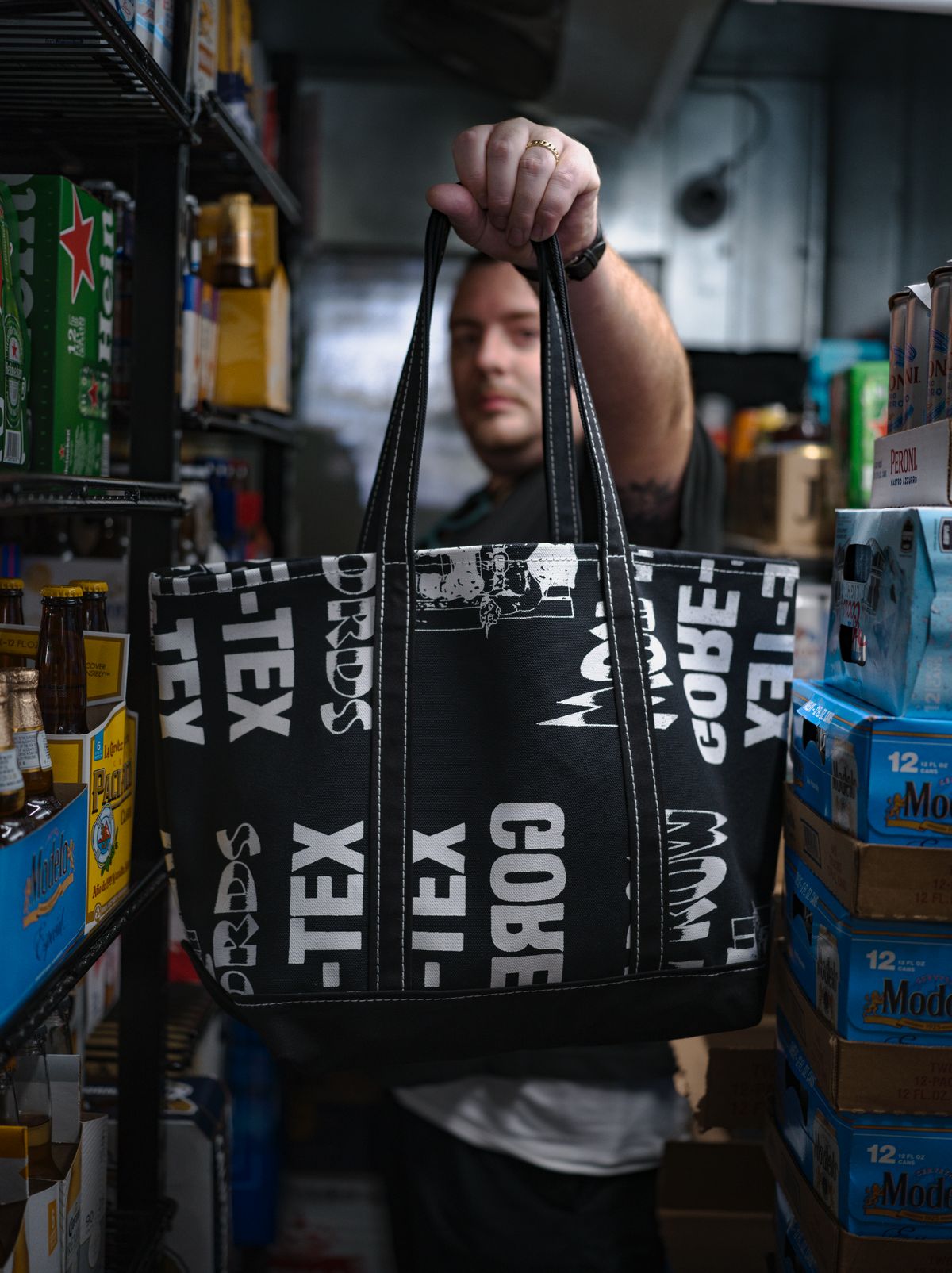 FIFTH - A PATIENT MAN'S ANTICS CANVAS TOTE BAG