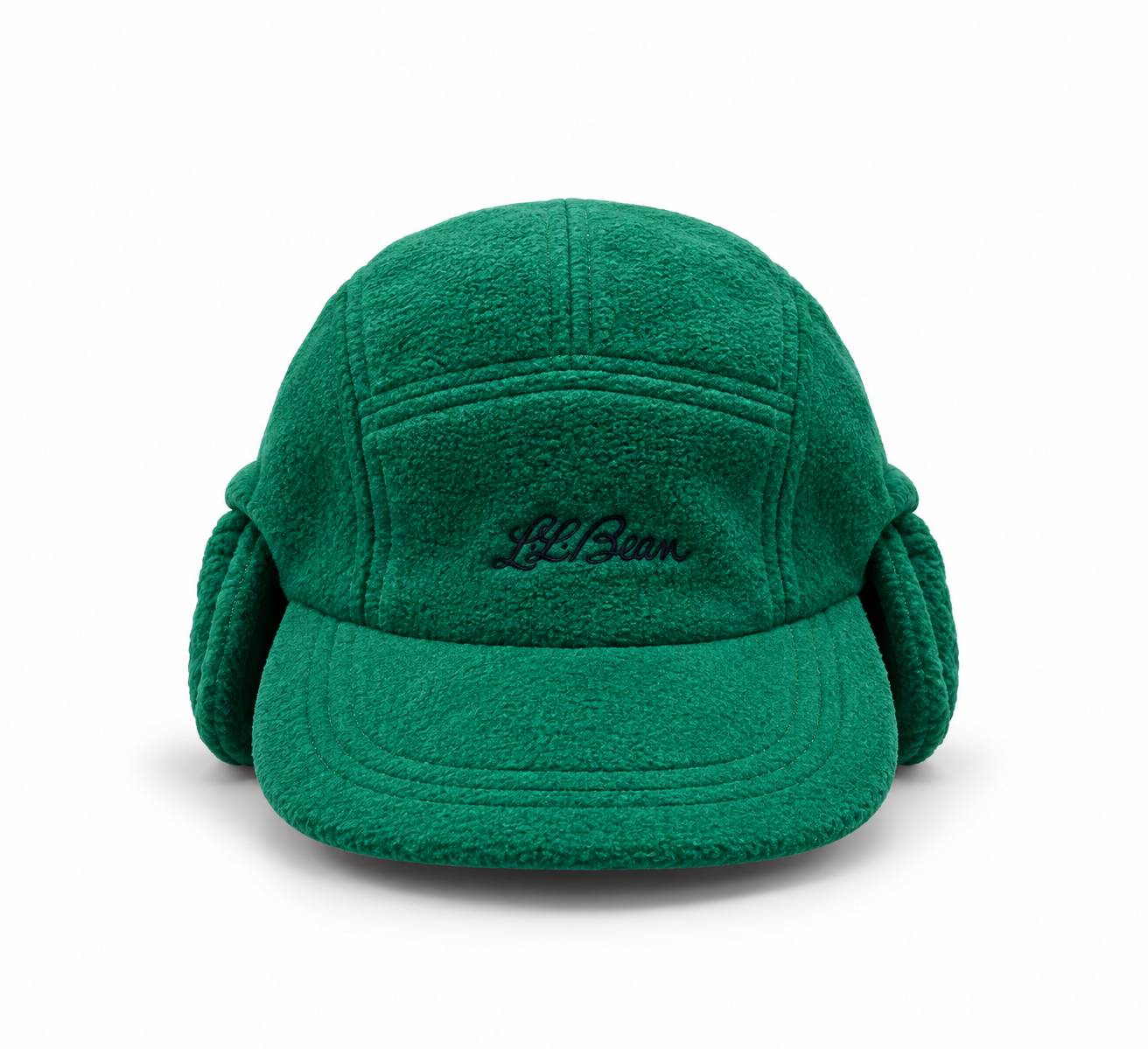 VINTAGE L.L.BEAN FLEECE EARFLAP - GREEN