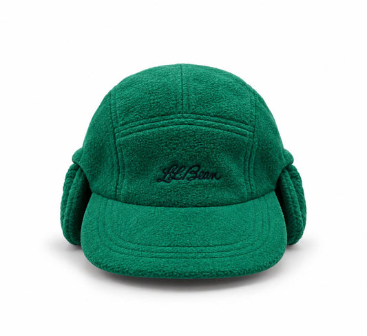 VINTAGE L.L.BEAN FLEECE EARFLAP - GREEN