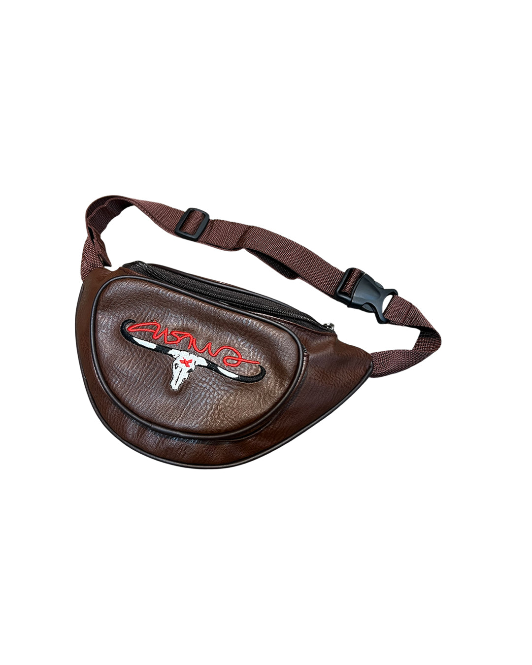 CARABAO LEATHER BAG - BROWN