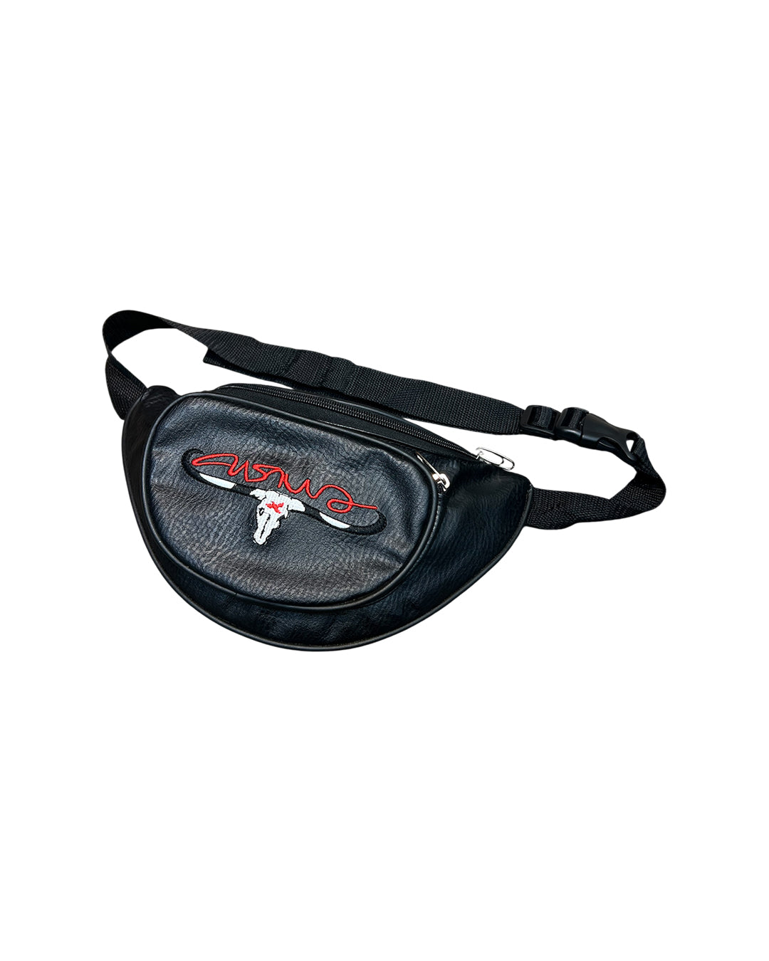 CARABAO LEATHER BAG - BLACK