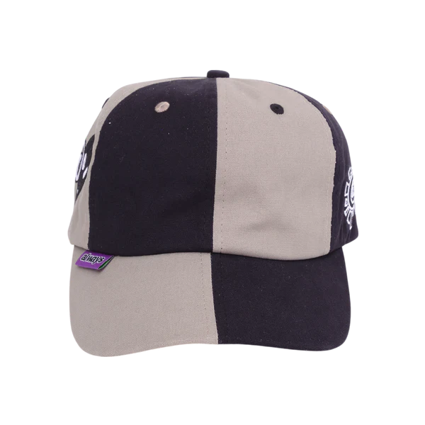 ADWYSD - MIXED 6 PANEL HAT - GREY/BLACK