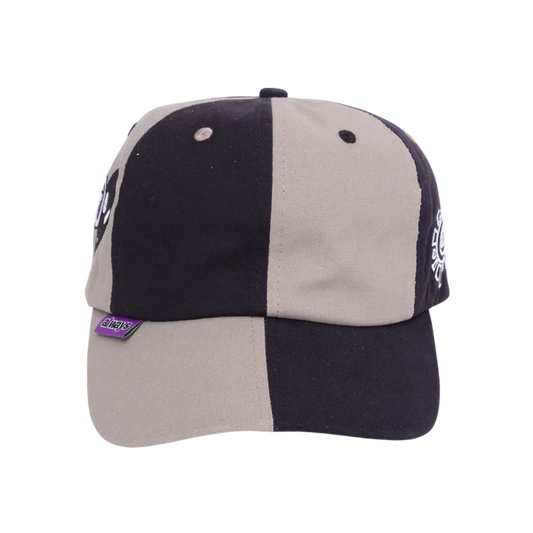 ADWYSD - MIXED 6 PANEL HAT - GREY/BLACK