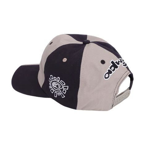 ADWYSD - MIXED 6 PANEL HAT - GREY/BLACK