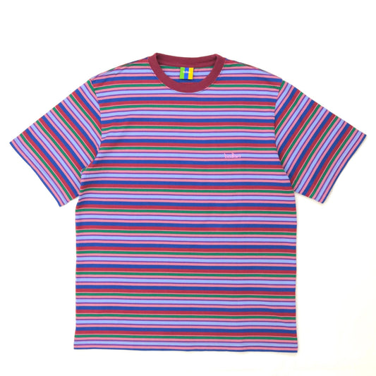 BEDLAM - DROOPS BORDER TEE - PURPLE