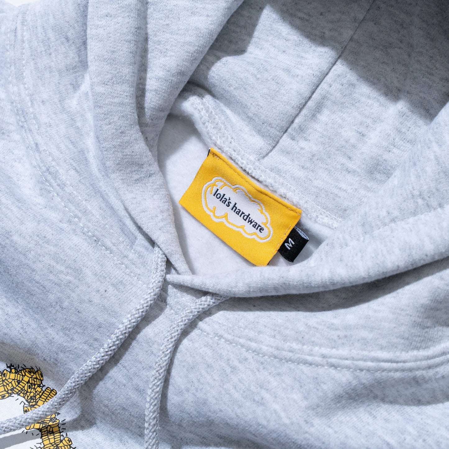 LOLA'S HARDWARE -  BOLT CLOUD HOODIE - ASH GREY