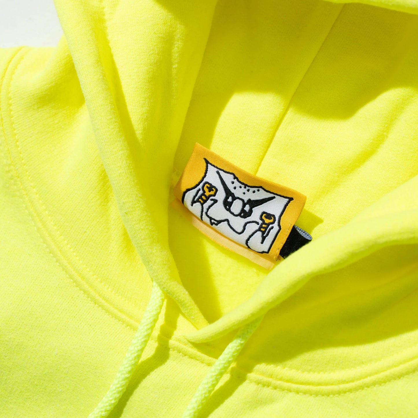LOLA'S HARDWARE - BOLT CLOUD HOODIE - NEON LIME GREEN
