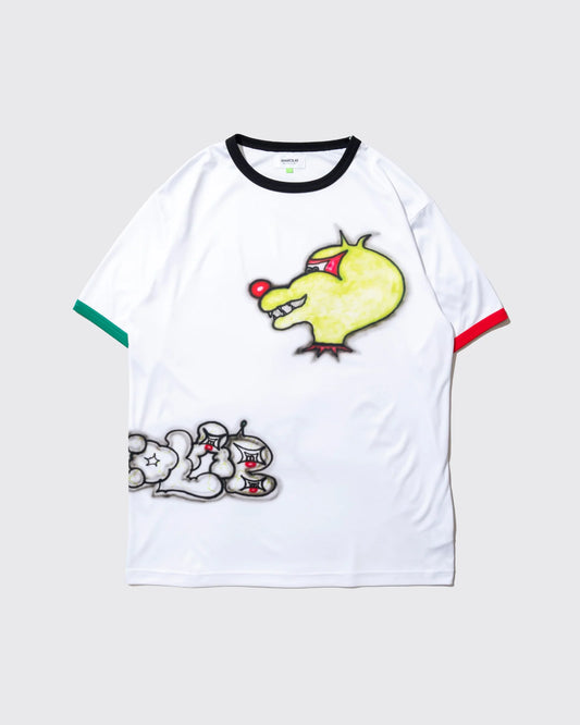 TULREXX RINGER TEE - WHITE/MULTI