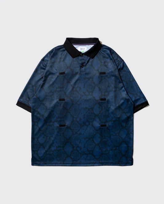 DEMARCOLAB - PYTHON KUN S/S POLO - NAVY - L