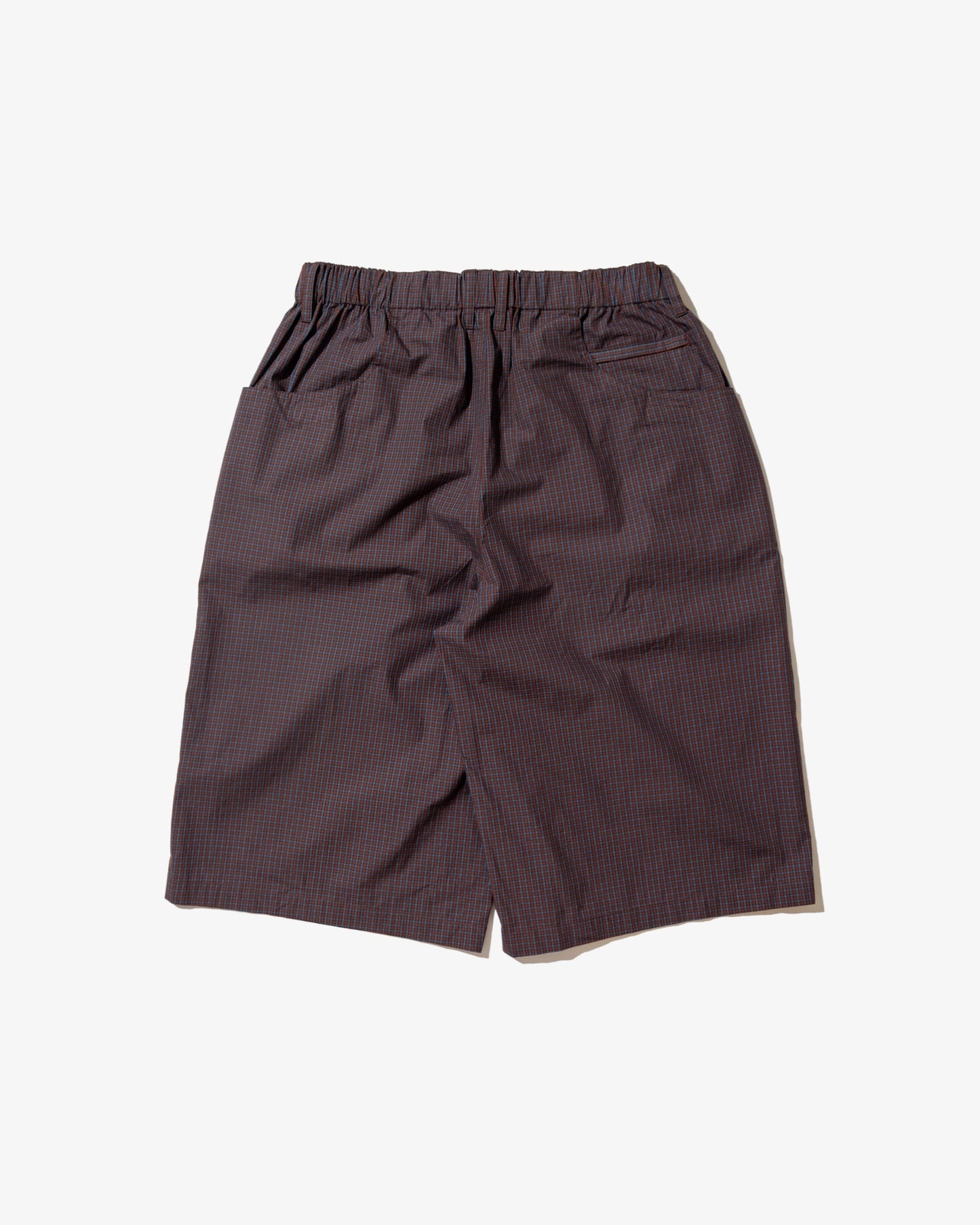 DEMARCOLAB - PLAID JUMBO SHORTS (Crimson)