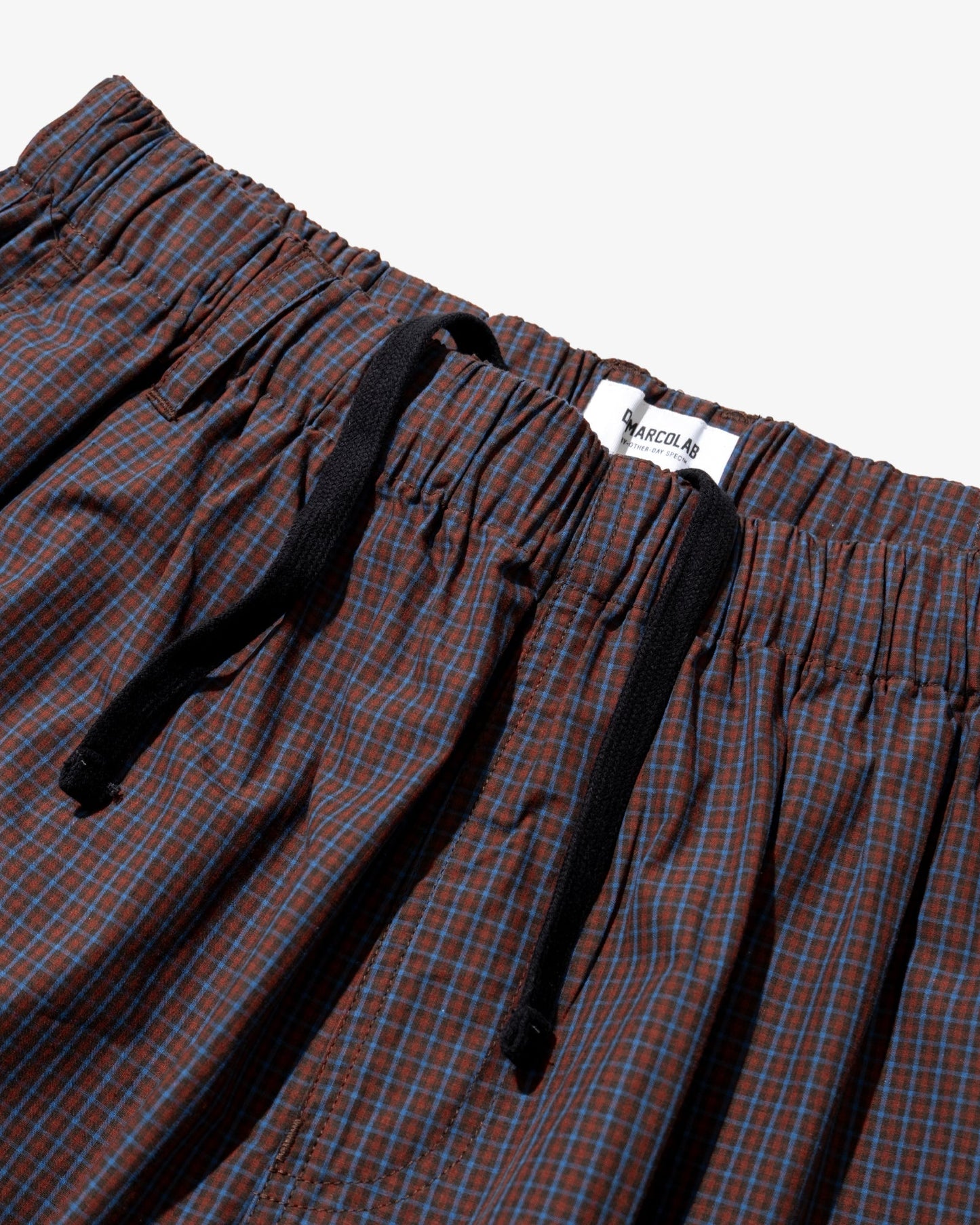 DEMARCOLAB - PLAID JUMBO SHORTS (Crimson)