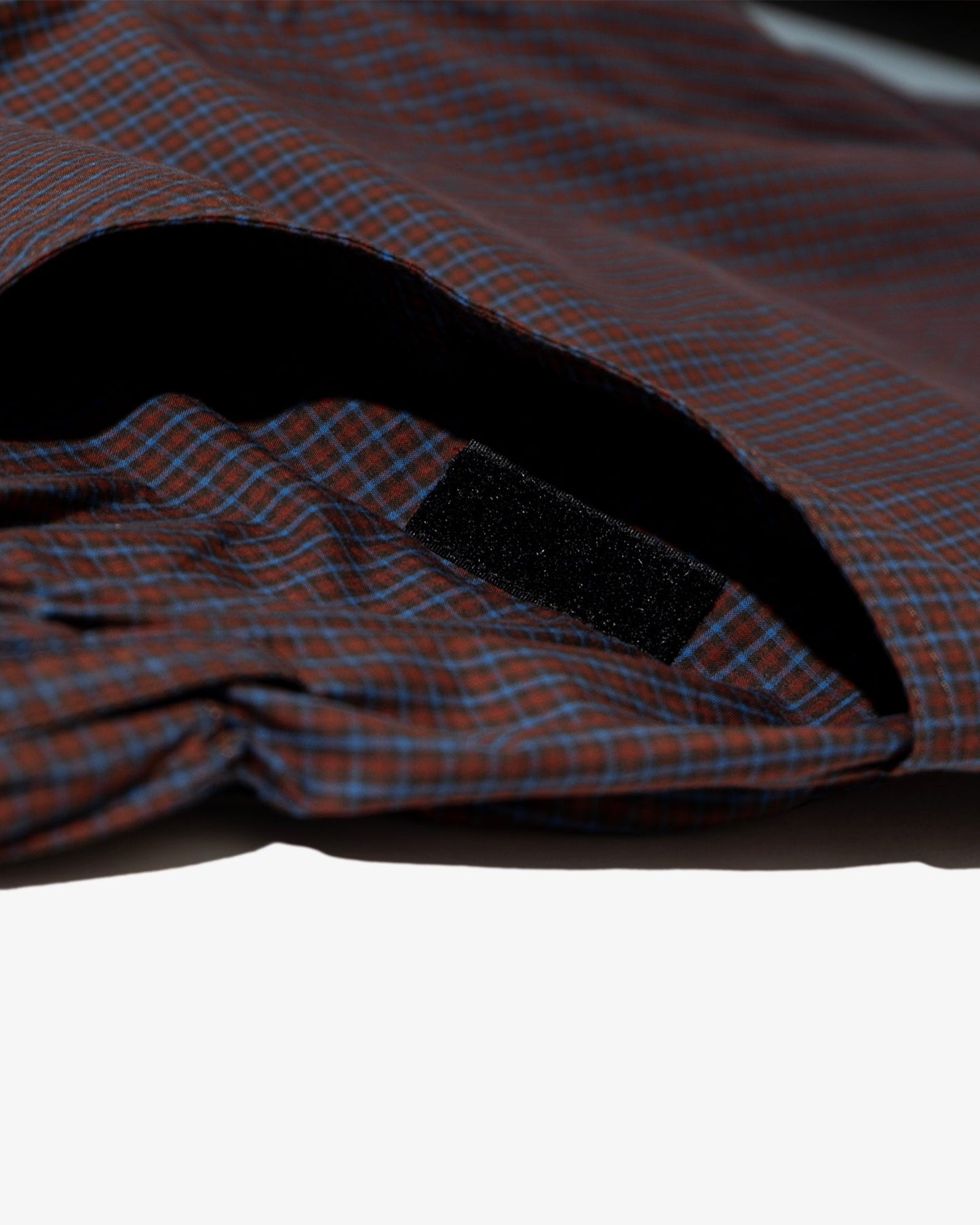 DEMARCOLAB - PLAID JUMBO SHORTS (Crimson)